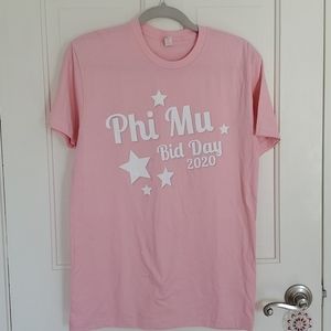 Phi Mu Bid Day 2020 tshirt